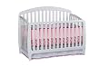Simmons Furniture Loft Style 3 in 1 Convertible Crib N More, White
