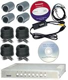 4 Camera Wired Complete System (View Live On The Internet)