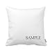 HLPPC Trendy Daisy With Gray and Yellow Polyester Pillow Case Cushion Cover Home Sofa Decorative 18 x 18 Inches
