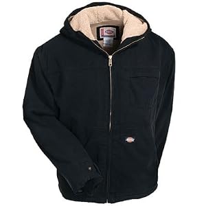 Buy Dickies TJ350RBK LRG Duck Sherpa Lined Hooded Jacket