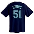 Ichiro Suzuki Seattle Mariners Name and Number T-Shirt, Athletic Navy