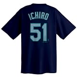 Ichiro Suzuki Seattle Mariners Name and Number Tee