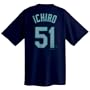 Ichiro Suzuki Seattle Mariners Youth Name and Number T-Shirt (Medium)