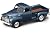 1950 Gmc Pickup Truck Blue 1/43 Diecast Model Car Road Signature 94243