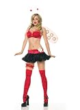 Sexy 6Pc Ladybug Halloween Costumes