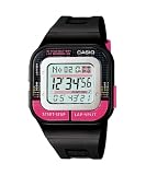 Casio Women's SDB100-1B Black Rubber Quartz Watch with Grey Dial