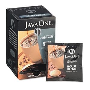 JAVA TRADING CO. Single Cup Coffee Pods, House Blend, 14 Pods box by Java Trading Company