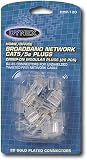 Dynex - Home/Office Broadband Network CAT5/5e Crimp-on Modular Plugs (20 PCS) CMP-120