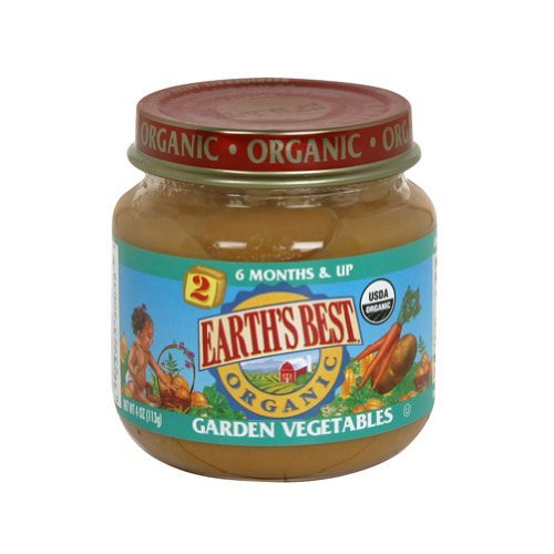 Earth's Best Baby Foods Garden, 4-Ounce (Pack of 24)