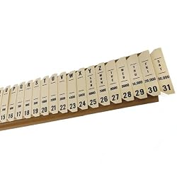Oxford  General purpose plastic sorter, letter size, 31 dividers, 2-1/4 x 23-1/4, 1 Per Box , (40652)