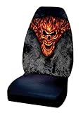 IMAGE OF Liquid Blue Raging Inferno Sublimation Seat Cover - Pack of 1