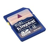 Kingston 4 GB Class 4 SDHC Flash Memory Card SD4/4GB