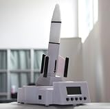 ECVISION EU Flying Rocket Launching Alarm Clock Digital Rocket Launcher Clock