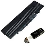 Dell Inspiron 1520 1720 530s Replacement Laptop Battery P/N: UW280 0UW280 NR239 312-0589 451-10477 FK890 GK479 312-0504 312-0575 312-0576 312-0590 312-0594 FP282 w/ a USB 2.0 SD Card reader writer [7200 mAh 9cells ]