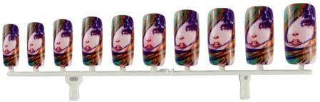 Jack Skellington Background Plastic False Finger Nails with Special Design for girls