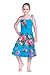 Girl Hawaiian Luau Dress in Turquoise in Various Styles
