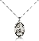 Sterling Silver St. Gerard Majella Pendant