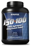 Dymatize Nutrition ISO 100, 100% Hydrolyzed Whey Protein Isolate, Gourmet Vanilla, 5-Pound Tub