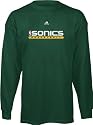 Seattle Sonics Youth Team Color True Court Practice Long Sleeve Tee