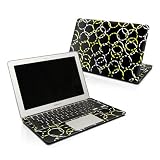 Yellow Loops Design Skin Decal Sticker for Apple MacBook 13"" (Black or White Polycarbonate w/SEPARATE TRACKPAD)