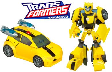 Childrens Toyshop  Toys : Transformers Animated Deluxe Bumblebee