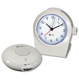 Amplicom 93411 Analog Alarm Clock with Wireless Vibrating Pad