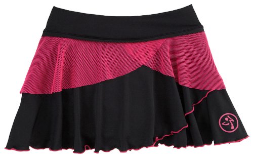 carpet shoes Large for Skirt, on  Black, Women's Sassy Zumba XX zumba Skort