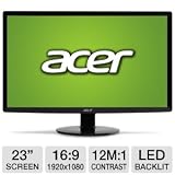 Acer Factory Recertified S231HLBID 23IN 1920X1080 Fullhd 12M:1-CONTRAST 2MS-REPS