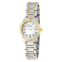 Bulova Women's 98R107 Diamond Accented Calendar Watch
