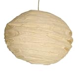 Handwoven Fair trade Cotton & Bamboo ball lampshade