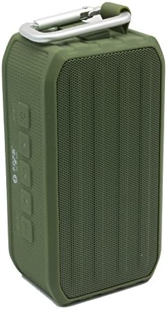 Antonso BV370 Cuboid Sport Outdoor Portable Waterproof Bluetooth 4.0 Loud Speaker Amplifier with Passive Bass Radiator - Army Green