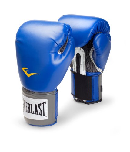 Everlast 2216 Pro Style Training Gloves (Blue, 16 oz.)