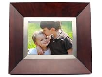 Cagic C8-MAHOGANY 8.4-Inch TFT LCD Digital Picture Frame with TrueVu (Mahogany Wood)