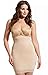 Montelle Women's Plus Size Strapless Shapewear Firm Tummy Control Waist Body Shaper Slip, Nude, 2X Plus
