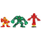Iron Man 2 Super Hero Squad Armor Wars Action Figure 3Pack Iron Man Prototype, Crimson Dynamo & Titanium Man