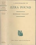 A bibliography of Ezra Pound