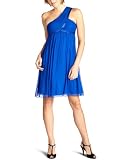donna morgan Women's One Shoulder Crinkle Chiffon Dress