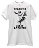 JESUS LOVES BOBBY LABONTE TEE SHIRT