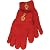 ファジーふわふわ手袋 ト音記号 赤 G-Clef Red Gloves
