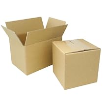 125 EcoSwift 6x4x4 Corrugated Cardboard Shipping Boxes Mailing Moving Packing Carton Box 6 x 4 x 4 inches

