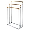 Zeller 18611 Handtuchst�nder, Bamboo/Chrom / 45 x 21.5 x 84.5