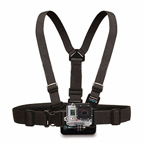 GoPro Accessories Adjustable Chest Mount Harness Chest Strap Belt for GoPro HD Hero4 3+ 3 1 2 SJ4000 SJ5000 Sport Camera Tripod