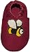 Tibet PLATEAU soft soled infant leather baby shoes SUEDE bee red