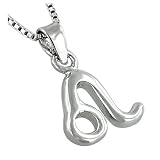 Sterling Silver Leo Zodiac Symbol Pendant