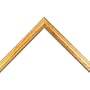 2'' Broken Gold Gesso Picture Frame Molding, 4' long