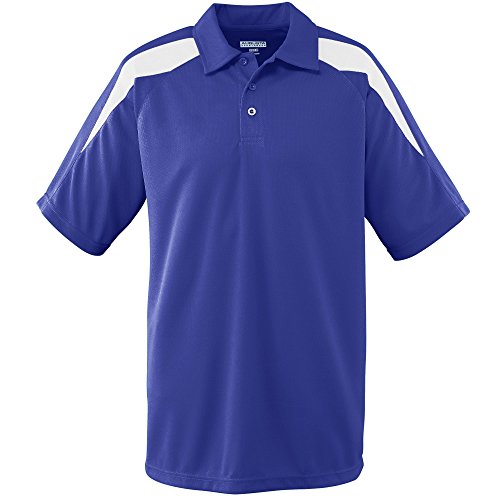 Augusta Sportswear Men's Wicking Textured Color Block Sport Shirt