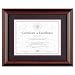 DAX Desk/Wall 11" x 14" Photo Frame, Rosewood/Black (N15786ST)