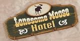 Lonesome Moose Hotel Vintage Wooden Hat Rack in Rustic Forest Green