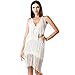 Missord Women's Bra Sleeveless Strappy Mini Dress with Lace for prom