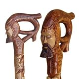 Carved Walking Stick - Nobleman
